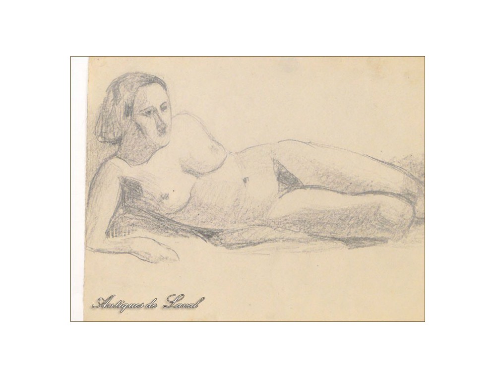 Naked Woman Drawings Study Colarossi Th