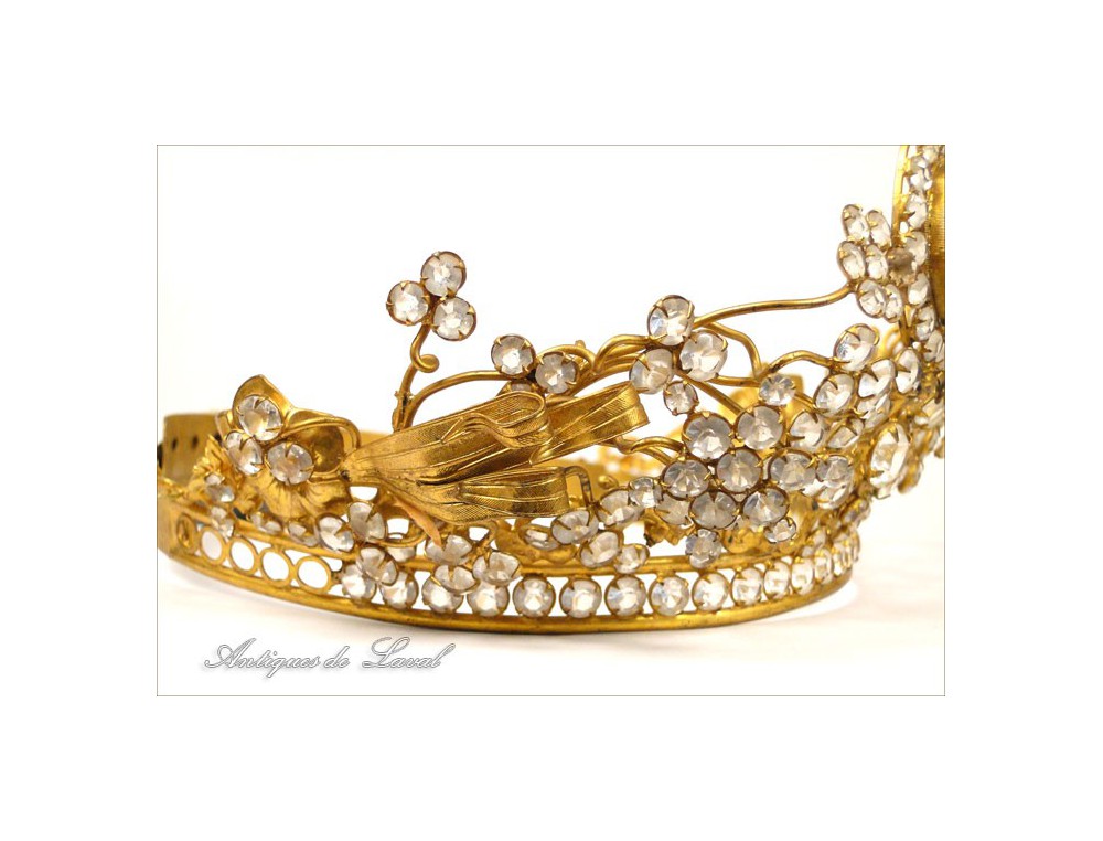  - virgin-brass-gilded-crown-tiara-nineteenth