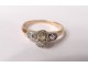 Sterling Silver Ring 18K Oval Diamond Engagement Ring 0.6ct Gold Engagement Ring 3,06gr XXth