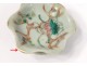 Small Chinese porcelain cup water lily flowers signed China XIXth