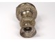 Small sprinkler with bucket to bless silver bronze palmette church XIXth century