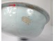 Large basin of faience bidet Rouen camaïeu blossom flowers foliage XVIIIème