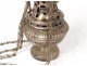 Ancient censer of antique bronze church french censer 20th century