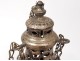 Ancient censer of antique bronze church french censer 20th century