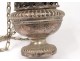 Ancient censer of antique bronze church french censer 20th century