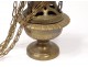 Ancient censer of antique bronze church french censer 20th century