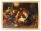 HST painting Nativity Child Jesus Virgin Mary Nativity scene Boulach XIXth