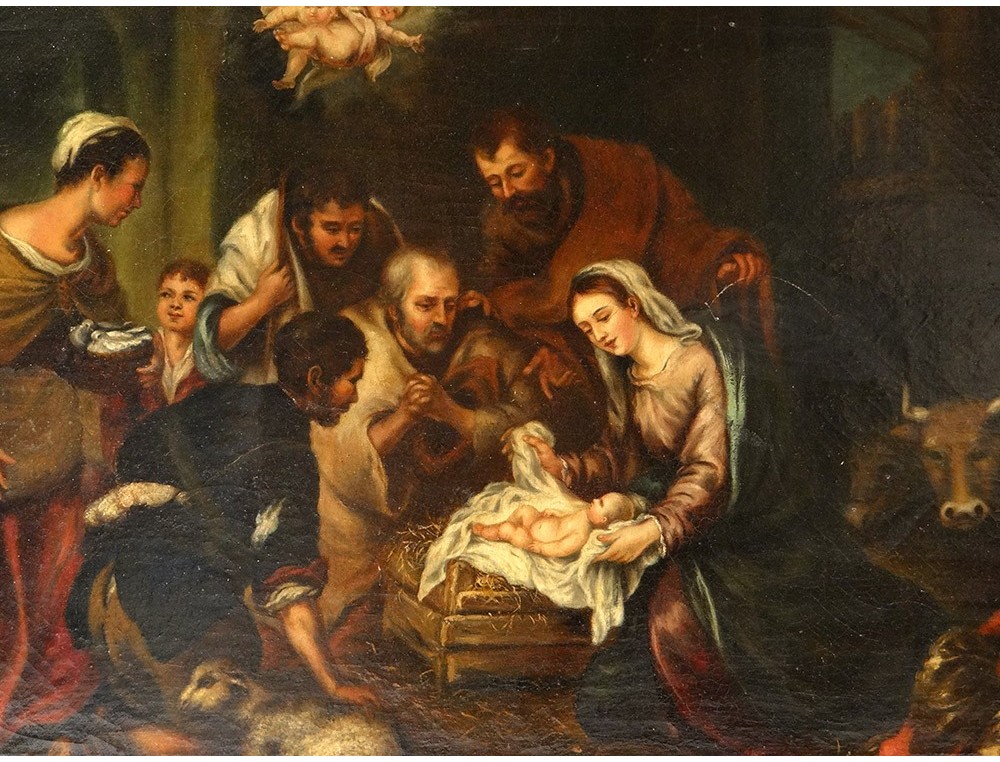 Classic Nativity Scene Paintings