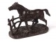 Small bronze sculpture horse Pierre-Jules Animal lead miniature XIX