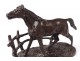 Small bronze sculpture horse Pierre-Jules Animal lead miniature XIX