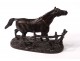 Small bronze sculpture horse Pierre-Jules Animal lead miniature XIX