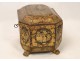 Box or enclosure Asian lacquered wood and gold, then Charles X nineteenth