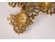 Norman cross Saint-Lô gilt metal rhinestone jewel twentieth century