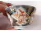 Small porcelain sake bowl Japan Imari flowers gilding nineteenth century