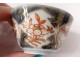 Small porcelain sake bowl Japan Imari flowers gilding nineteenth century