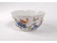 Small porcelain sake bowl Japan Imari flowers gilding nineteenth century