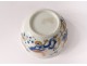 Small porcelain sake bowl Japan Imari flowers gilding nineteenth century