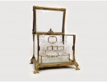 Decanter Baccarat crystal and ormolu Napoleon III nineteenth