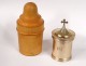 Holy oil bulb ill silver vermeil Minerva OI cross 49gr nineteenth