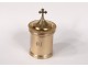 Holy oil bulb ill silver vermeil Minerva OI cross 49gr nineteenth