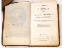 Book Letters to Emilie Mythology Demoustier Paris 1818