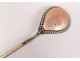 Norway enamelled sterling silver caviar spoon David Andersen Norway Twentieth