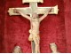 Crucifix oratorical Christ carved wood polychrome South France Italy XVIII