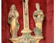 Crucifix oratorical Christ carved wood polychrome South France Italy XVIII