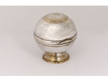 Silver toilet bowl bronze antique french eighteenth century