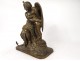 Sculpture bronze woman angel snake child Brian Senior smelter Quesnel nineteenth