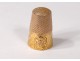 Thimble 18K solid gold eagle head holster Napoleon III 6.56gr thimble nineteenth