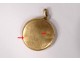 18ct solid gold picture holder with gold foliage ribbons 19th century