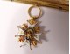 Small medal Order Saint-Louis gold solid enamel cross flowers lily nineteenth