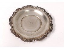 Saucer Russian sterling silver cup Saint Petersburg shells 133gr 19th