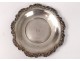 Saucer Russian sterling silver cup Saint Petersburg shells 133gr 19th