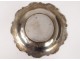 Saucer Russian sterling silver cup Saint Petersburg shells 133gr 19th