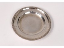 Sterling silver saucer Bottom Coq silver Paris silver 100gr nineteenth