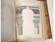 The book Modern Architecture Vignola Lucotte 1781