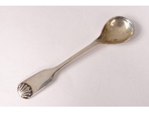 Silver salt spoon Minerva shell silver 6gr twentieth century