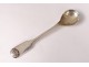 Silver salt spoon Minerva shell silver 6gr twentieth century