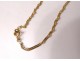 Necklace chain solid gold 18 carats 2.18gr gold chain necklace twentieth century