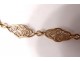 Jewel bracelet links solid gold 18 carat gold eagle head 7.22gr twentieth