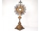 Monstrance neo-gothic monstrance vermeil silver Minerve Armand-Calliat 19th