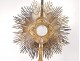 Monstrance neo-gothic monstrance vermeil silver Minerve Armand-Calliat 19th