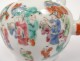 Chinese porcelain teapot characters pagodas dragon dancers Chinese twentieth