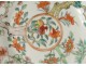 Small plate saucer Chinese porcelain flowers bamboo trees late nineteenth