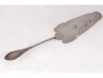 Silver pie shovel Minerva goldsmith Paul Devaux Art Nouveau twentieth