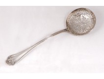 Solid silver sprinkling spoon Minerva goldsmith Puiforcat 73gr nineteenth