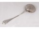 Solid silver sprinkling spoon Minerva goldsmith Puiforcat 73gr nineteenth