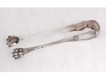 Sterling silver sugar tong Minervois goldsmith Queille 45gr silver XIXth century